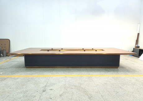 台面台脚合金包边会议台