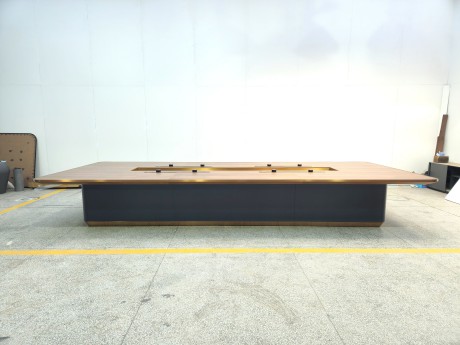 台面台脚合金包边会议台