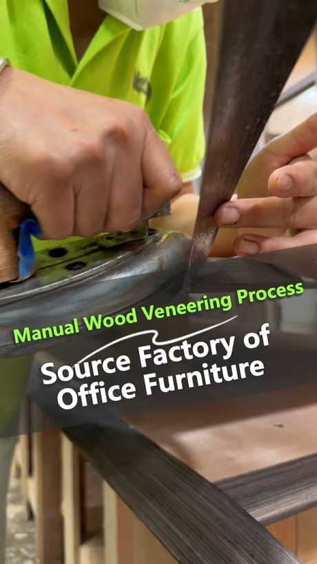 Manual Wood Veneering Process