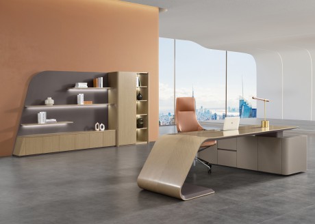 Bugatti Light Back Cabinet（Rounded Corner）