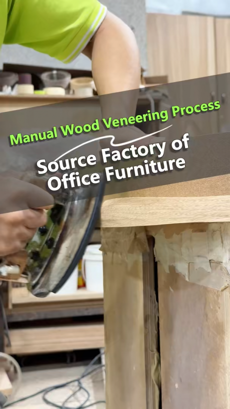 Manual Wood Veneering Process