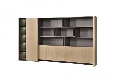 Bugatti Light Back Cabinet（Right Angle）