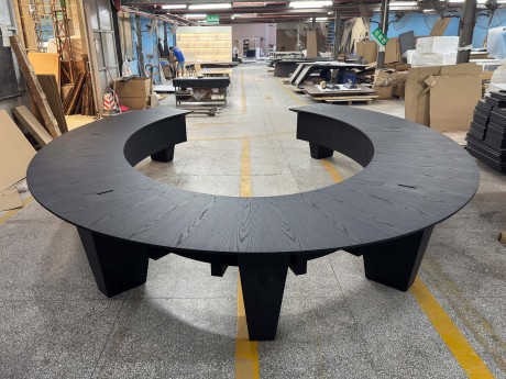 U-shaped conference table