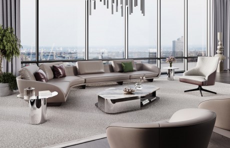 New Crossover Coffee Table(Round)