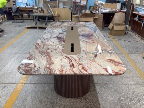 Marble long conference table
