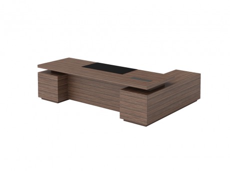 NEW CEO Executive Table with Double Auxiliary Cabinets